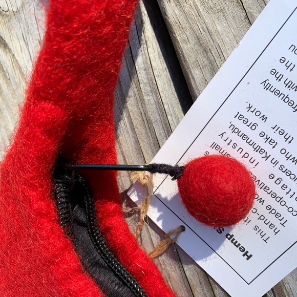 Hemp Sisters wool purse. NWT - Picture 5 of 14